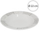 Affek Design MX3919 Porcelánový hluboký talíř, kulatý 22cm