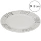 Affek Design MX9319 Porcelánový dezertní talíř, kulatý 19cm