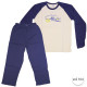 Chlapčenské pyžamo SPORT veľ.164 béžovo-modrá