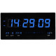E-CLOCK 4622 Digitální nástěnné hodiny s kalendářem, 54x26x5cm