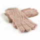 Dámske rukavice, pletené rukavice, rukavice pre ženy, zimné rukavice, rukavice s lemom z ovčej vlny