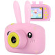 FunPlay FP-0435 Dětský digitální fotoaparát s funkcí HD videa, her, růžová