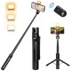 Hobby Life P96D Bluetooth Selfie tyč s mini stativem, dálkovým ovládáním, 100cm, černá