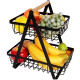 košík na ovocie, kosik na ovocie, košík na ovocie dvojposchodový, košík na ovocie a zeleninu