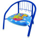 Jenifer Child-100-Blue Dětská židle s pískající podsedákem, kovová, 36x36x36cm, modrá 