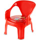 Jenifer Child-123909 Dětská židle s pískající podsedákem, plastová, 38x18,4x29,4 cm, červená