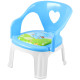 Jenifer Child-Bl5 Dětská židle s pískající podsedákem, plastová, 29,6 x 30 x 39 cm, modrá