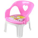 Jenifer Child-Pink2 Dětská židle s pískající podsedákem, plastová, 29,6 x 30 x 39 cm, světle růžová