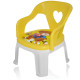 Jenifer Child-Yel3 Dětská židle s pískající podsedákem, plastová, 29,6 x 30 x 39 cm, žlutá