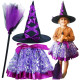 Karnevalový kostým Čarodejnica fialová