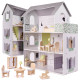 Domček pre bábiky, domček pre barbie, domček pre bábiky drevený, domcek pre babiky s prislusenstvom