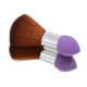 MANFEI PU.97552 Kosmetický štětec na make-up s houbičkou 1ks, fialový