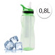 Perfect Home 28180-Green Chladící láhev na vodu s držákem 0,8 L, zelená