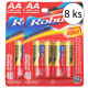 Robust Plus Ultra No.2617 Alkalické batérie AA, LR6 1.5V, v blisteri, 8 ks