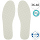 SISI G60334-676 Antibakteriální vložky do bot 36-46, bílé  