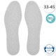 SISI NO.11893-2-White Antibakteriální vložky do bot, veľ.33-45, bílá