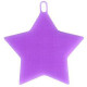 SISI No.69610-4-Lavender Silikonová houbička na nádobí 1 ks, oboustranná, levandulová, tvar hvězda, 13 cm