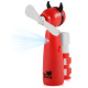 Spray Fan LD272-1 Ventilátor s rozprašovačem vody, 9 cm, červená