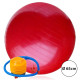 TFY FL65red Fit míč s pumpou, 65 cm, červená