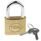 TIDAL 1312 Visací zámek s klíčkem 15mm, zlatý