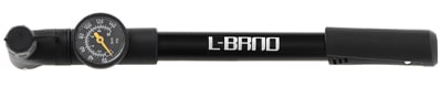L-BRNO 5058 Pumpa s tlakoměrem a držákem na kolo 32,5x4x10cm, černá
