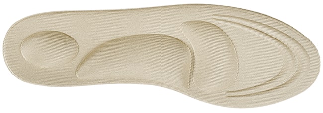Anatomický tvar vložek do bot béžové