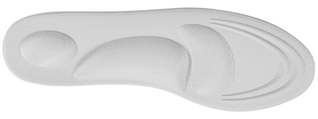 Anatomický tvar vložek do bot šedé